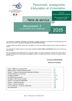 Mouvement 2 - 2015