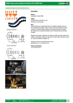 96200 Tuyaux pour r&eacute;frig&eacute;rant lubrifiant LOC-LINE&reg; Flexi