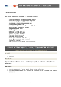 Les missions BVA Mystery Shopping du lundi 27 mars