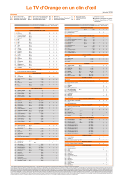 La TV d`Orange en un clin d`&oelig;il