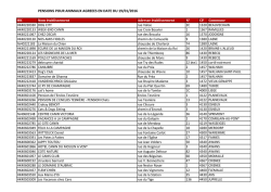 pensions pour animaux agreees en date du 19/01/2016