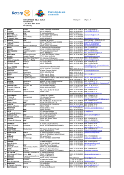 Annuaire - Rotary Club Evry-Corbeil Rotary Evry
