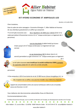 kit hydro econome et ampoules led