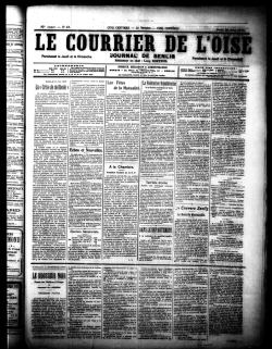 :hos et Nouvelles, - Biblioth&egrave;que municipale de Senlis
