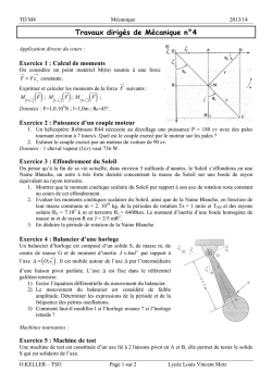 M4_TD - CPGE TSI Lycée Louis Vincent