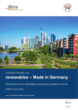 renewables - Made in Germany 2014/2015