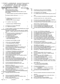 F. ANTONIETTI - J. JOURDAN SELARL Commissaires