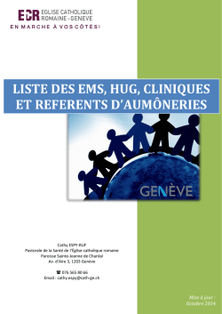 liste des &eacute;tablissements m&eacute;dico-sociaux