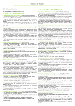 Programme complet - Congrès AFEP 2014