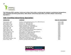 CAS (Certified Advertising Specialist)