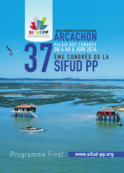 Programme - MCO Congr&egrave;s