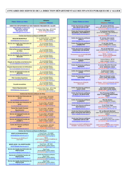 acc&eacute;dez &agrave; la liste des postes comptables dans le d&eacute;partement de l