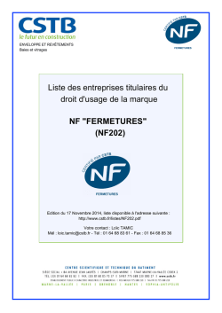 FERMETURES