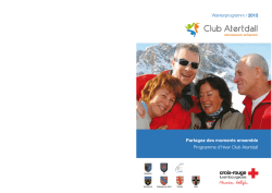 Entdecken Sie hier das Winterprogramm des Club Senior