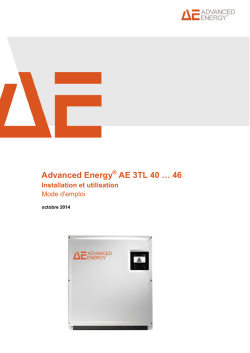 Advanced Energy AE 3TL 40 … 46
