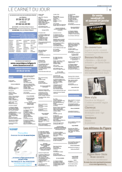 LE CARNET DU JOUR
