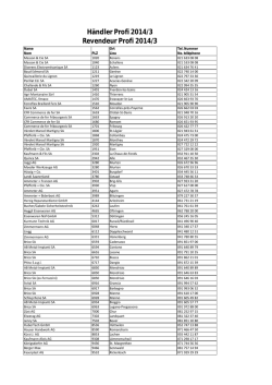 H&auml;ndler Profi 2014/3 Revendeur Profi 2014/3