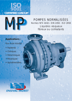 POMPES NORMALIS&Eacute;ES