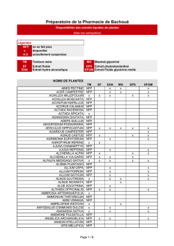 Pr&eacute;paratoire de la Pharmacie de Bachou&eacute;