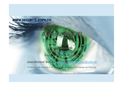 Jean-Roland Schuler - SECURITE LAUSANNE 2014