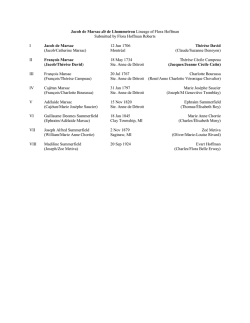 through grandson Fran&ccedil;ois