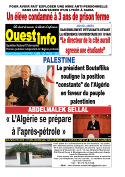 Mercredi 26 Novembre 2014 - Ouest-info