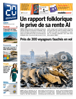 Un rapport folklorique le prive de sa rente AI Economie