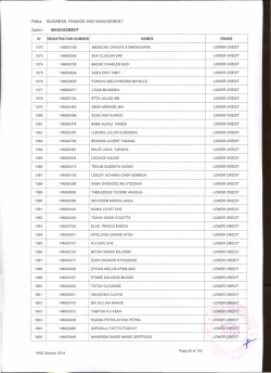 Fili&egrave;re: BUSINESS, FINANCE AND MANAGEMENT