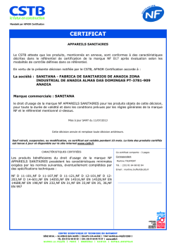 Marque commerciale : SANITANA La soci&eacute;t&eacute; : SANITANA