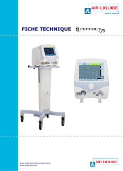 Monnal T75 Fiche technique