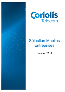 S&eacute;lection Mobiles