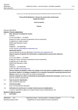 AAPC - VINCI Autoroutes