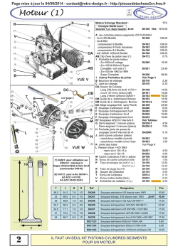 pi&egrave;ces d&eacute;tach&eacute;es moteur 1 2cv dyane acadiane mehari ln lna visa
