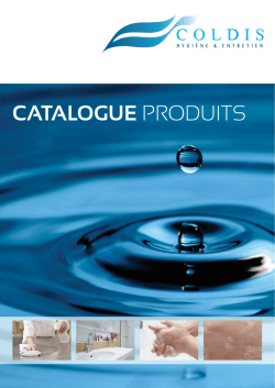 CATALOGUE PRODUITS