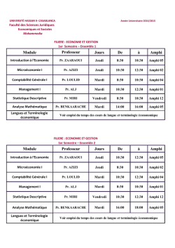 cours magistraux economie et gestion