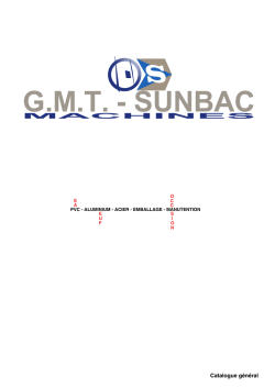 Télécharger G.M.T. - Machine pvc Aluminium occasion et neuf