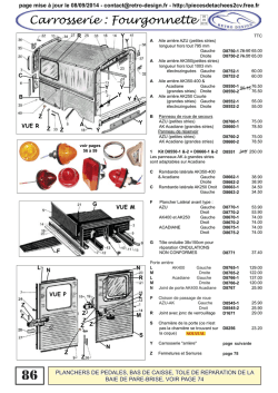 carrosserie de fourgonnette ak 250 350 400 acadiane azu 2cv A