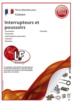 Interrupteurs et poussoirs