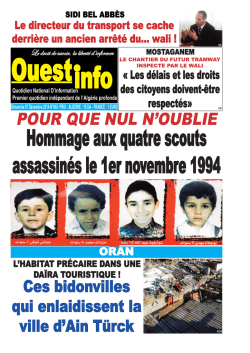 Dimanche 07 Décembre 2014 - Ouest-info