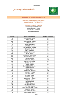 spectacle 22 juin