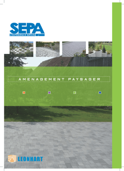 AMENAGEMENT PAYSAGER - SEPA