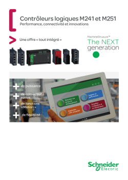 Contr&ocirc;leurs logiques M241 et M251