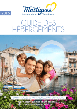 GUIDE DES H&Eacute;BERGEMENTS - Office de Tourisme de Martigues