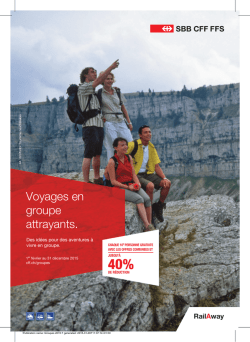 Voyages en groupe attrayants.