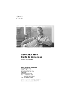 Cisco ASA 5580 Guide de d&eacute;marrage