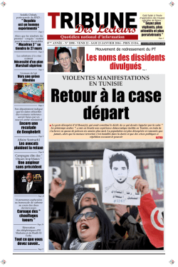 Actualit&eacute; - tribunelecteurs