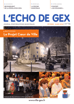 Echo de Gex n&deg;78 f&eacute;vrier