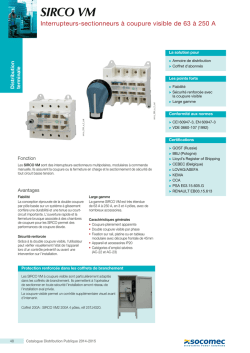 SIRCO VM - Socomec