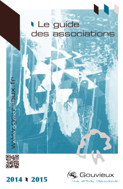 Guide des associations 2014-2015