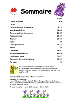 le Gerstheim info